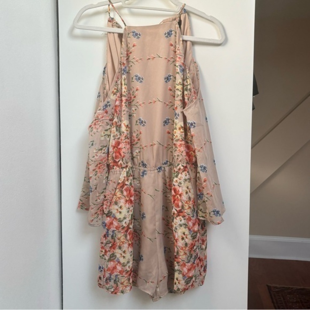 Fab’rik Floral Cold Shoulder Romper